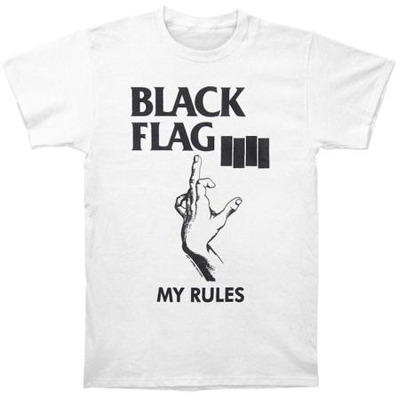 Svart Flag My Rules T-shirt XL