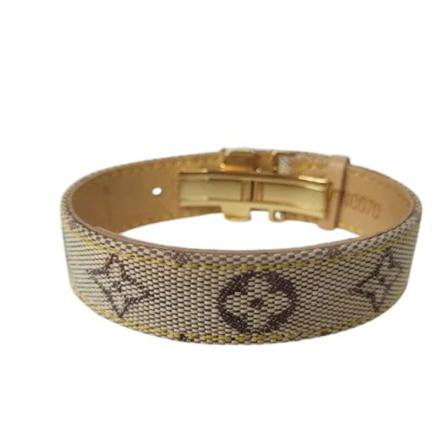 Louis Vuitton Vintage, Pre-owned Bracelet Bruin, Dames, Maat:ONE Size