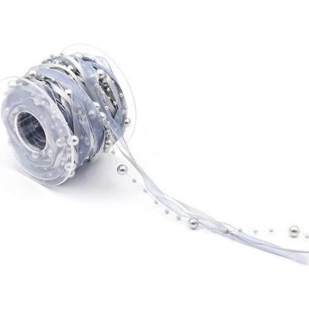 10M Keinotekoinen Helmi Nauha Sifonki Nauha ja Organza Pitsi Nauha Koristeet Häihin Kukka Joulukuusi Koristeluun Ompelu Askartelu Pakkaus