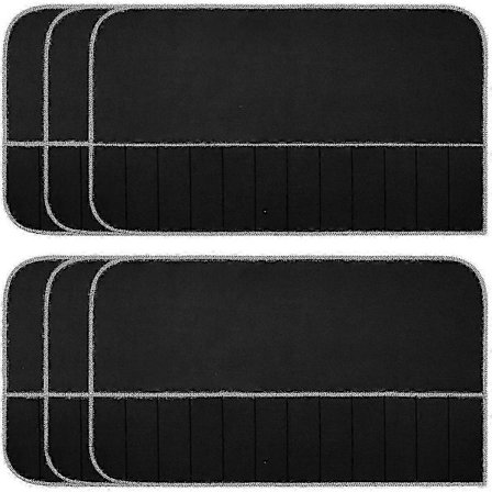 Opbevaringsposer til sølvbestik mod anløbning - 6 stk. bestikorganisatorer, A