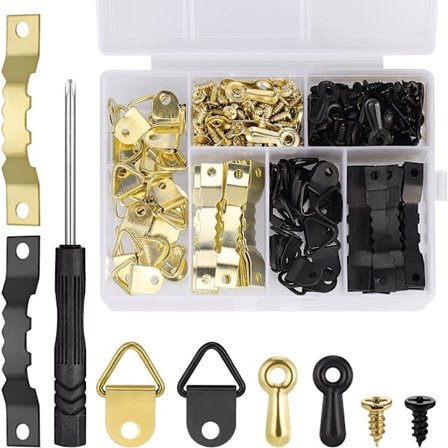 281 stk. Bilde Ramme Hengekroker Trekant Ring Kroker Sagtannet Kroker w