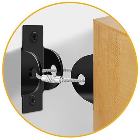 Huonekalukiinnikkeet, päivitetyt huonekaluhihnat vauvan turvaamiseen, huonekalujen seinäkiinnikkeet, metalliset turvahihnat, lapsiturvahihnat, 