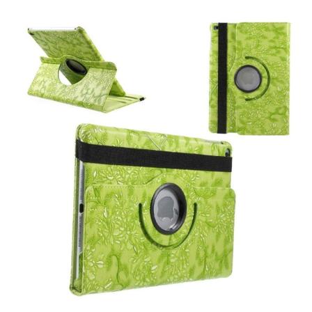 iPad (2017) eleganttinen nahkakotelo - Vihreä Green