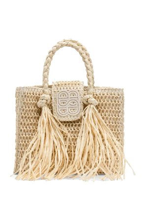 Sigrid Straw Bag Beige