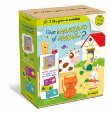 Cosa mangiano? Ediz. a colori. Con gioco di associazione logica Sandra Lis