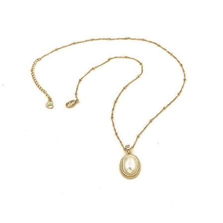 14k Mabe perlekjede dame trendy ins kald vind genser kjede lang temperament allsidig enkelt halskjede kvinner