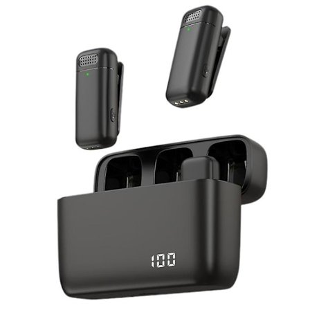 K13 2 i 1 Lavalier trådlös mikrofon med Type-C-mottagare