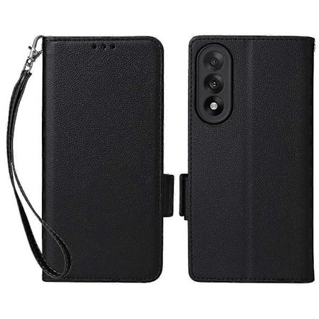 Yhteensopiva OnePlus Nord 5 5G / Ace 5 Ultra 5G -kotelon kanssa, jossa ranneke, litsirakenteinen PU-nahkainen lompakkopuhelinkotelo{azc}