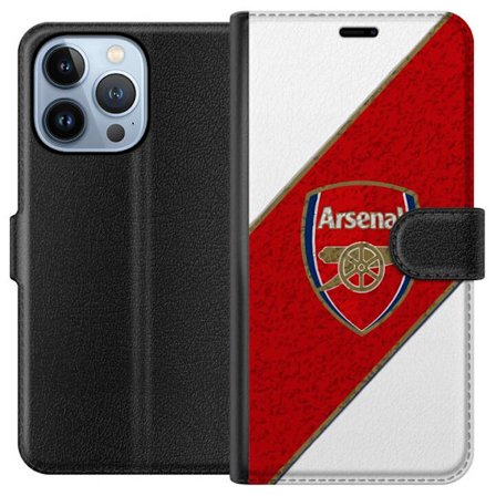 Kompatibelt Plånboksfodral till Apple Apple iPhone 13 Pro Moschino Toy teddybjörn med enkel tecknad design, brun björn med vit tröja och tydlig lo