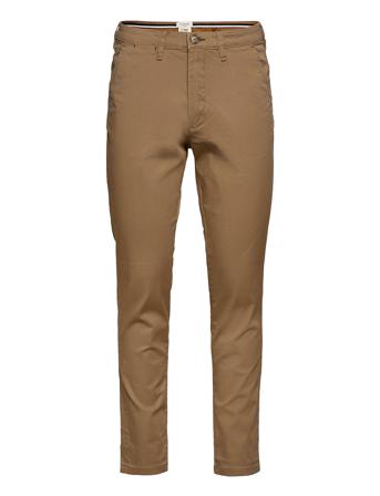 Slhslim-Miles Flex Chino Pants W Brown Selected Homme