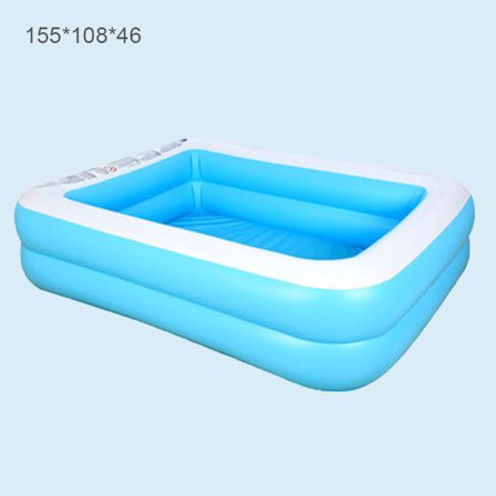 Baby Kid uppblåsbar pool plaskdamm stor storlek förtjockad kvadratisk pool