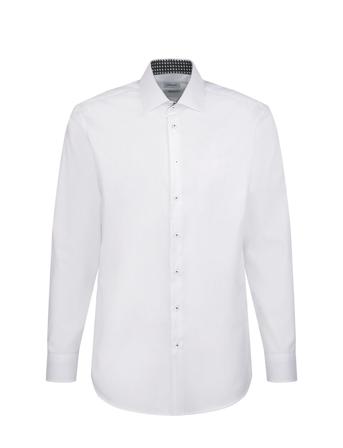 Cityhemden 1/1 Arm Skjorte Business Hvit Seidensticker*Betinget Tilbud