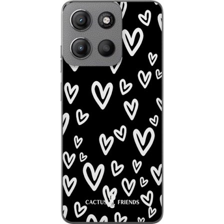 Yhteensopiva Puhelinkuori Motorola Motorola Moto G15 Power Cactus and Friends - Handdrawn Love Chaos