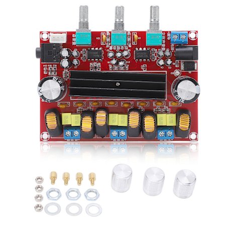 Digital förstärkarkort XHM139 TPA3116D2 2x50W+100W 2.1-kanals förstärkarmodul 1224V