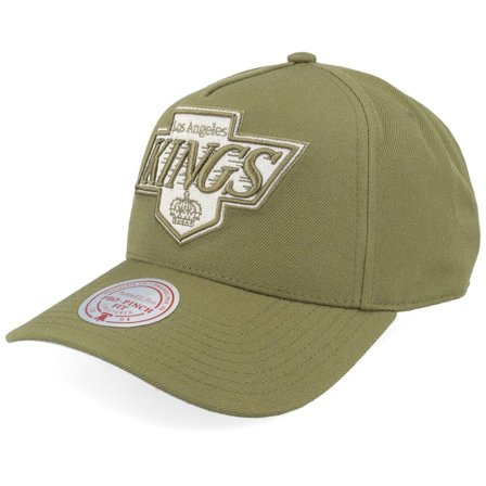 Mitchell & Ness - Verde adjustable Gorra - Los Angeles Kings Fashion Pro Vintage Olive A-Frame Adjustable @ Hatstore