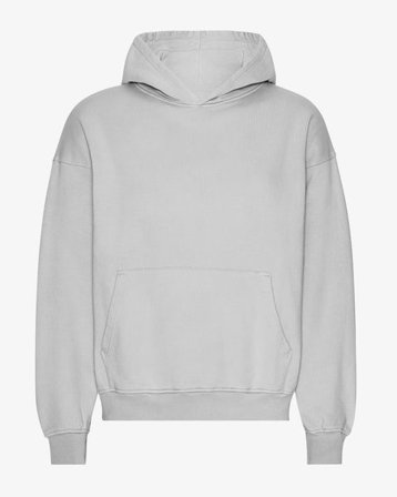 Organic Oversized Hood - Faded Grey - Male - S