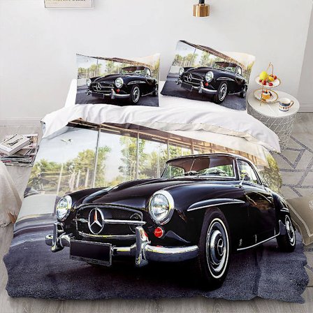 Lokomotiv 18# 3d Hemtextil Sängkläder Lokomotiv 3d Tryckt Täcke Lakan Tre Delar Set