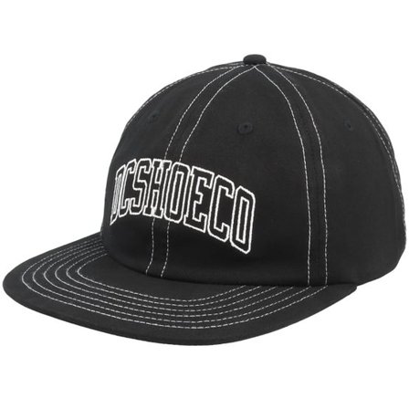 DC - Svart snapback Keps - Varsity Cap Black Strapback @ Hatstore