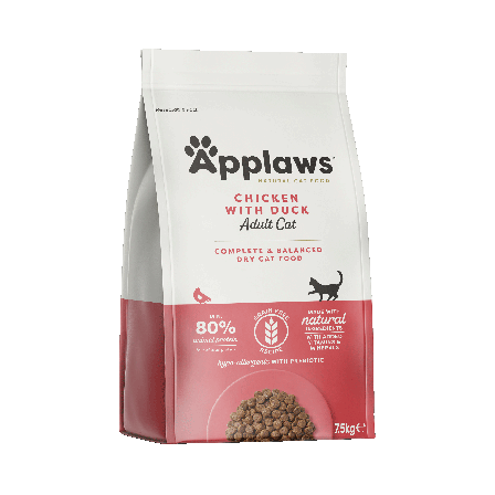 Applaws - Adult kylling og and 7,5 kg - Katt - Kattefôr & kattemat - Tørrfôr for katt - ZOO.no