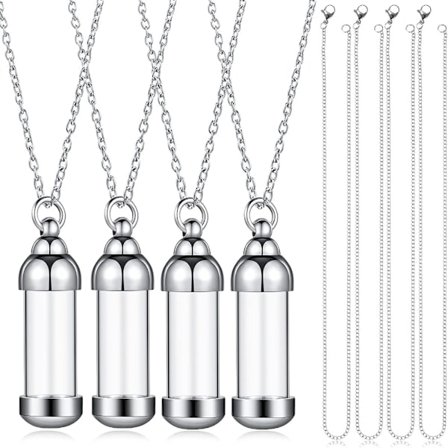 Halskædevedhængssæt Åbningsbar beholderflaske Tube