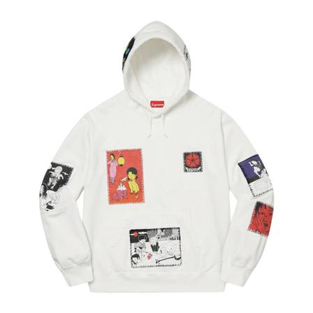 Supreme Sweatshirt Hvid, Herre Hættetrøjer