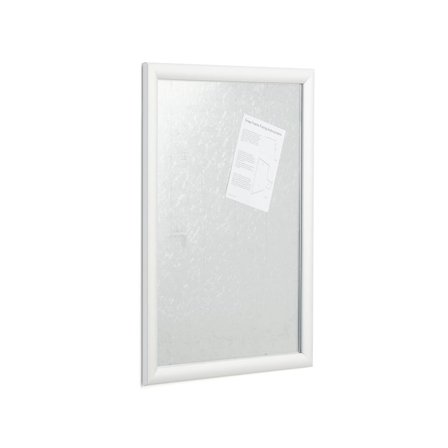 Snäppram i aluminium - 500x700 mm - Röd