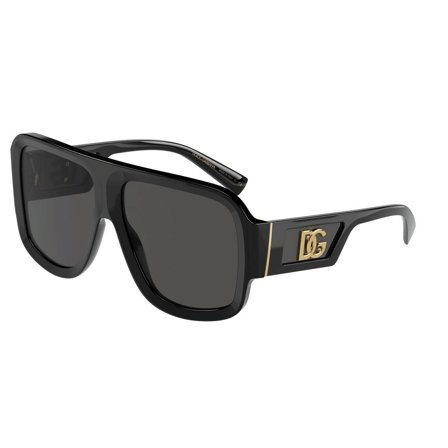 Dolce & Gabbana -Aurinkolasit - Black Rectangular - Dolce & Gabbana DG4401 501/87 5814