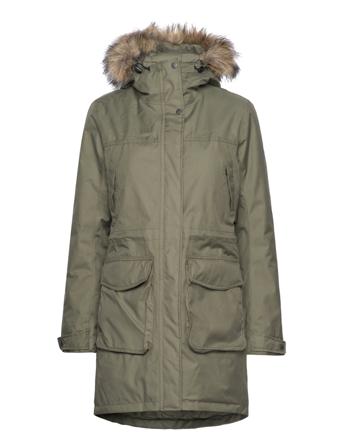 Winterfrost Ins Parka W Outerwear Parka Coats Kakigrønn Jack Wolfskin