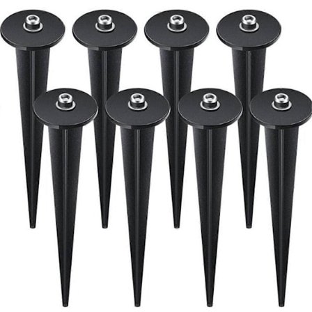 8 st Lätt Markspik Strålkastare Utomhuslampor Mark Strålkastare Utomhus Markspik Trädgårdslampa Strålkastare