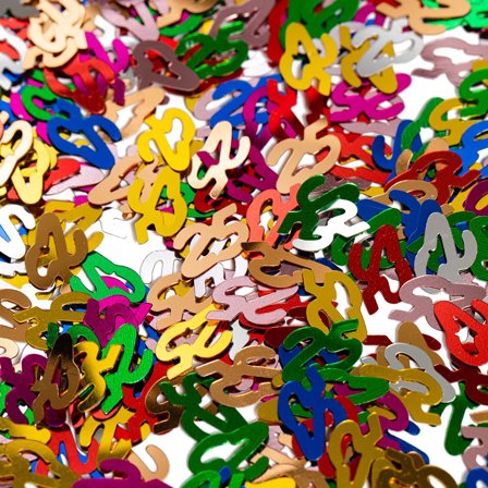 Monivärinen Konfetti 25 vuotta