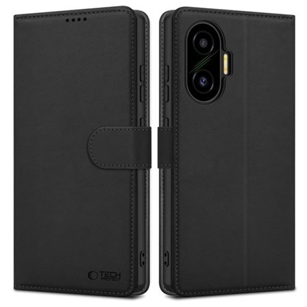 Tech-Protect tegnebogsetui til Xiaomi Poco F7 5G - Sort