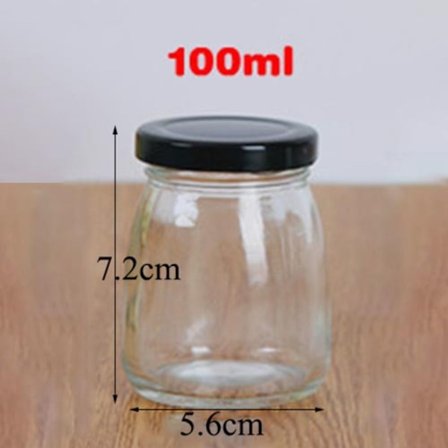 Mini Yoghurtkrukker Glaspuddingkopper 100ML