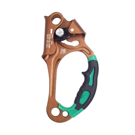 Utomhus bergsklättring Höger riser Handhållen riser Lämplig för trädristning Rescue Arborist Do grön