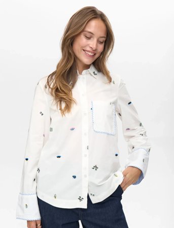 Nümph Nuchiro Boxy Shirt - White - 36