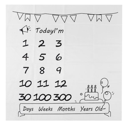 Bakgrunn i babyfotografering med mønster av bursdagskake