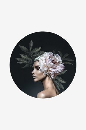 Malerifabrikken - Bilde Floral Diva 1 - Svart - Bilder & skilt - Fra Homeroom