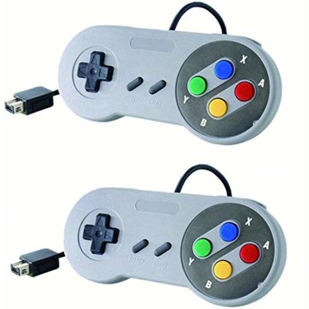 Yhteensopiva langallinen ohjain, yhteensopiva uuden Super Nintendo Nes/snes Classic Edition Mini 2021 -konsolin kanssa, klassinen peliohjain