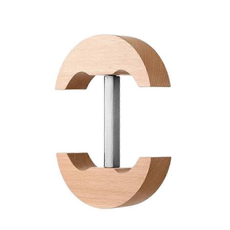 Hatteblok i træ til fitted kasketter, justerbart spænde. One Size Unisex Voksen Hatteformer, Passer til Edition 0809