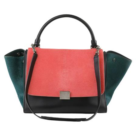 Celine Vintage, Pre-owned Trapeze Bag Zwart, Dames, Maat:ONE Size