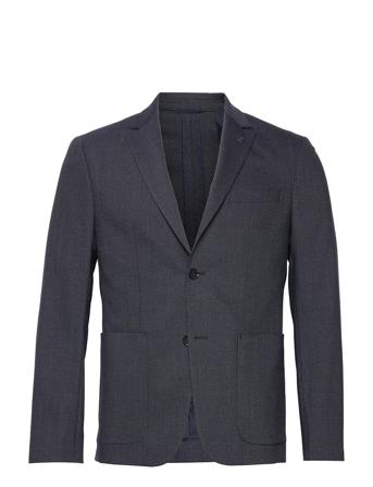 Mouline Stretch Slim Blazer Black Calvin Klein