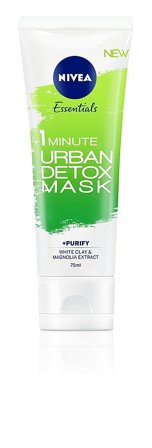 NIVEA 1-minute Urban Detox Mask, Skincare, Masker, Dybderensende Masker