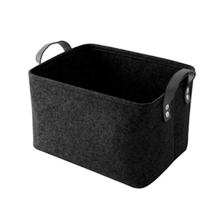 Filtkorg med Handtag Garderob Organizer Förvaringslåda För Kläder