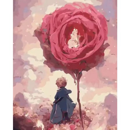 30x40CM Håndlaget 5D Kunst Diamantmaleri - Den Lille Prinsen 3#