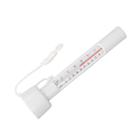 Bassengtermometer Transparent Farge Vanntett Holdbar 0 til 50°C Enkel Avlesning Svømmebasseng Termometer for Elv