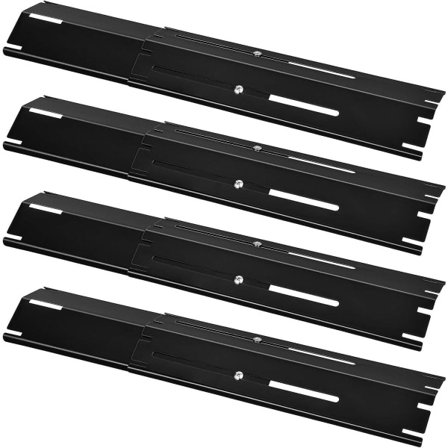 Tcgg - 4-pak justerbare varmefordelere, 30-53 cm varmeplade gasgrillsæt Grilltilbehør til de fleste gasgrill Universal reservedel