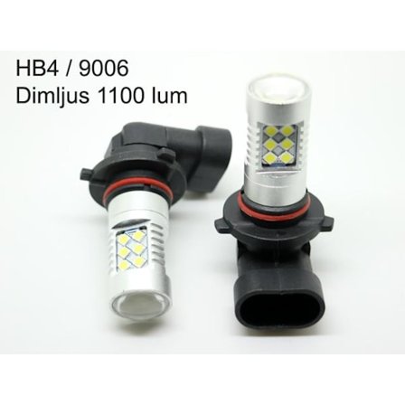 Dimljus Hb4 9006 Led lampor 6000K 1100 lumen 12v
