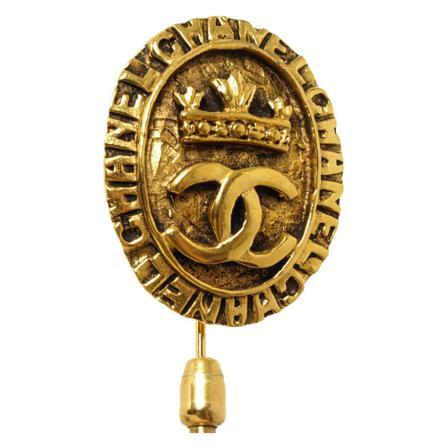 Chanel Vintage Pre-owned Jewellery , Geel , Dames , Maat: ONE Size Vintage Sieraden
