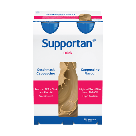 Supportan Drink Cappuccino, 4x200 ml