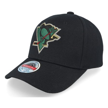 Mitchell & Ness - NHL Sort adjustable Kasket - Hatstore Exclusive x Pittsburgh Penguins Luxe Logo NHL Black Adjustable @ Hatstore