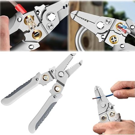 Ledningstang, Elektroverktøy for Elektriker Spesial Ledningsavisolering, 2023 Ny Ledningskutter for Elektrisk Kabel Avisolering Kutting & Krimpning